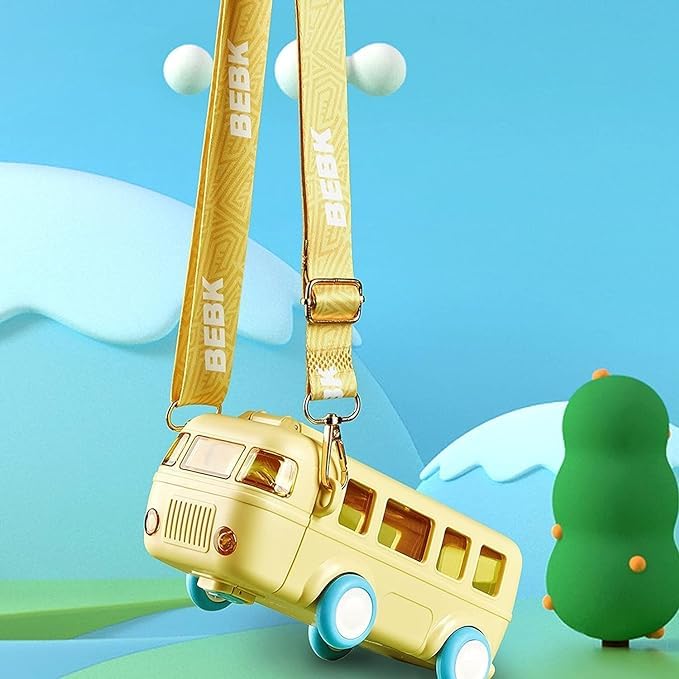 Bus Water Bottle For Kids
